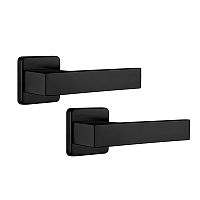 Ручки на розеті ROSTEX Ravena H53 чорний